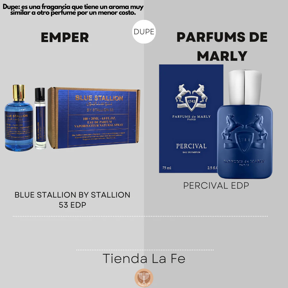 Emper Blue Stallion Men By Stallion 53 2pcs 100ml+20ml EDP
